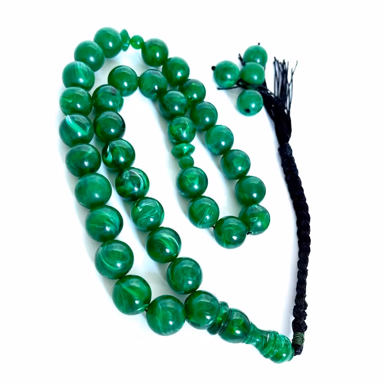 Gammel Bakelite Novolak rosenkrans fra 50&#39;erne, 87 g