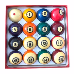 Brunswick bakelit billardkugler, Wisconsin USA, fremstillet i Belgien