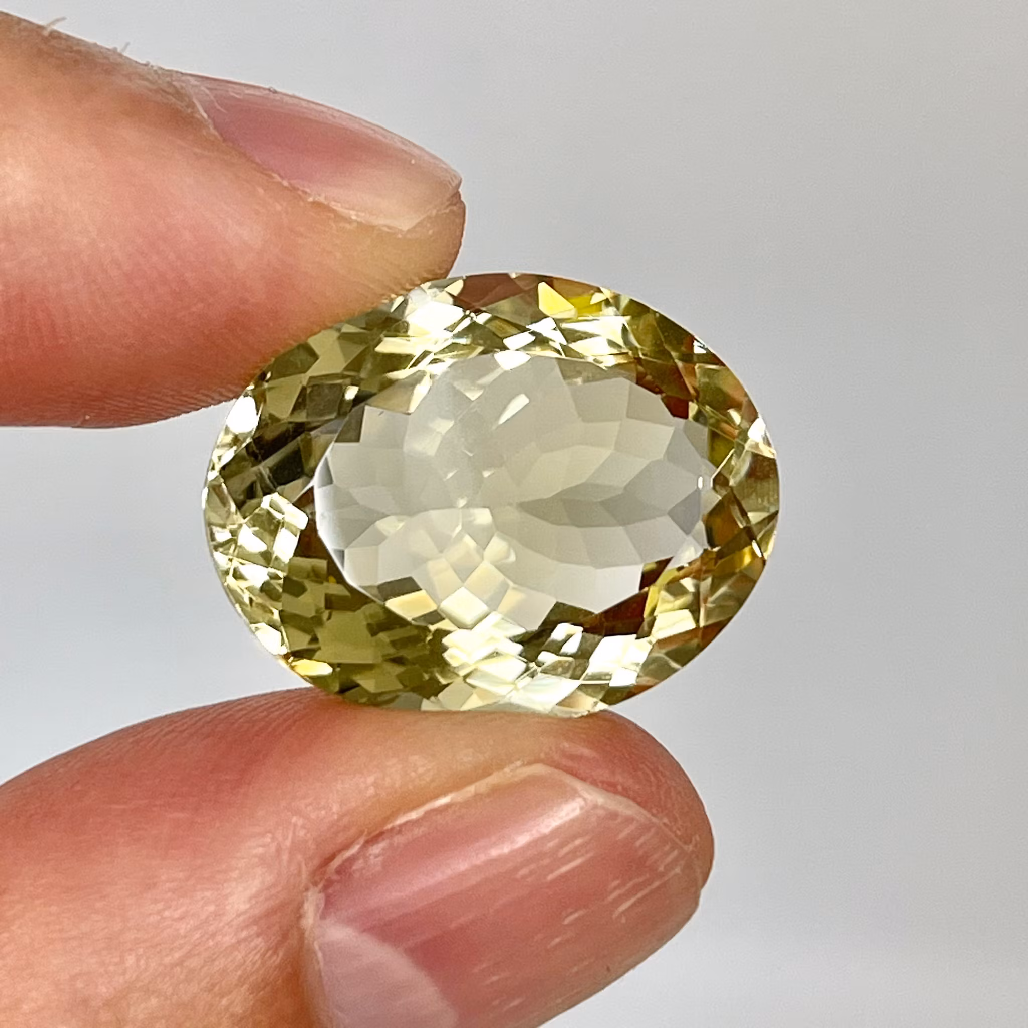 26,80 ct luksuriøst fantastisk vakkert naturlig ubehandlet sitrin med sertifikat