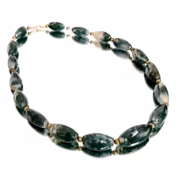 Vintage, Agat Trädagat halsband