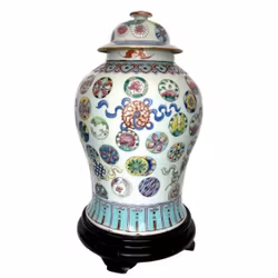 Tongzhi etikettimerkki ja aikakausi (1862-1874) Kiinalainen posliinimaljakko