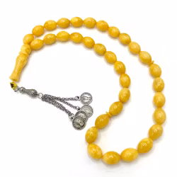 Naturlig pressat Baltiska bärnsten radband, 56 g