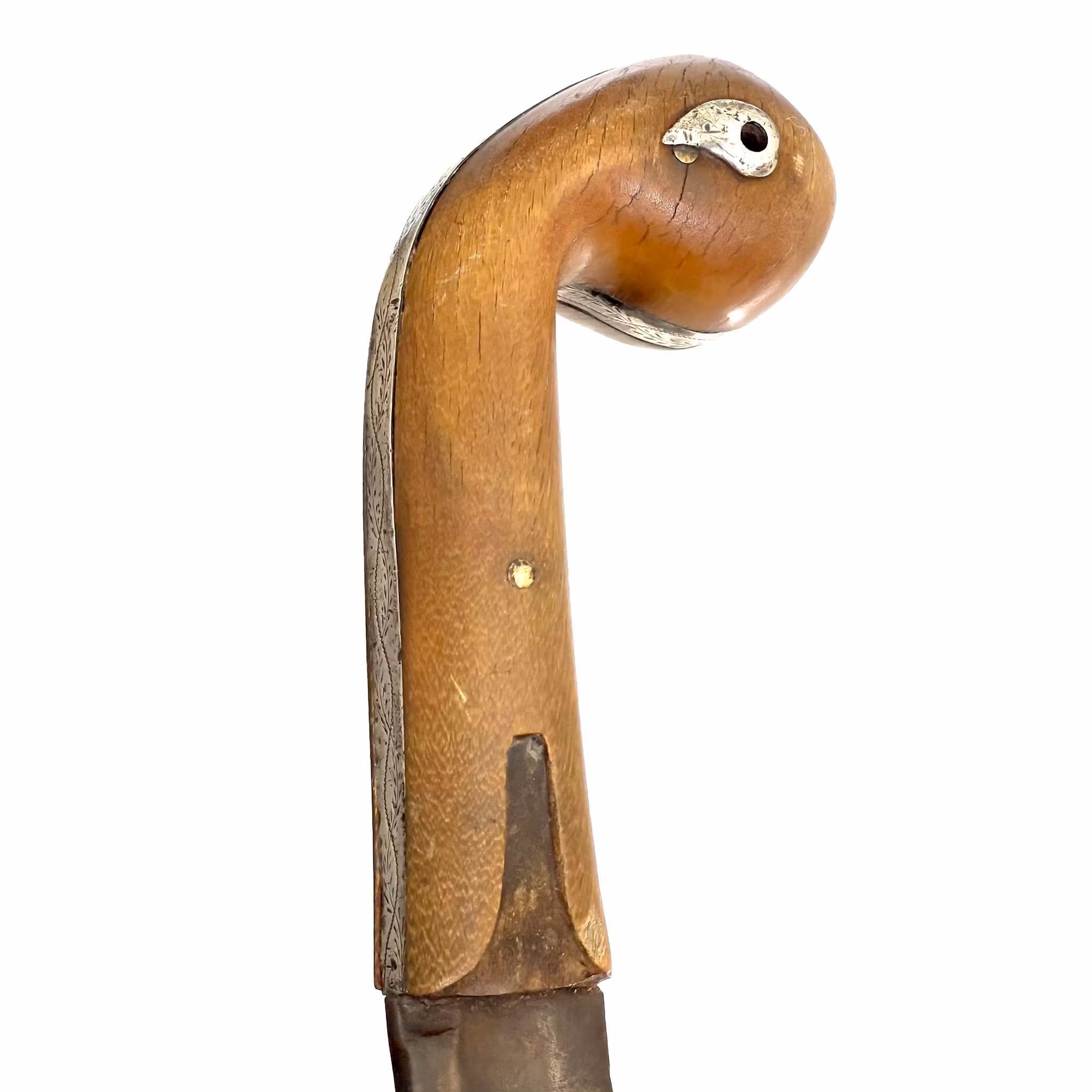 Ottoman Shamshir sword, Damascus steel Jaohar