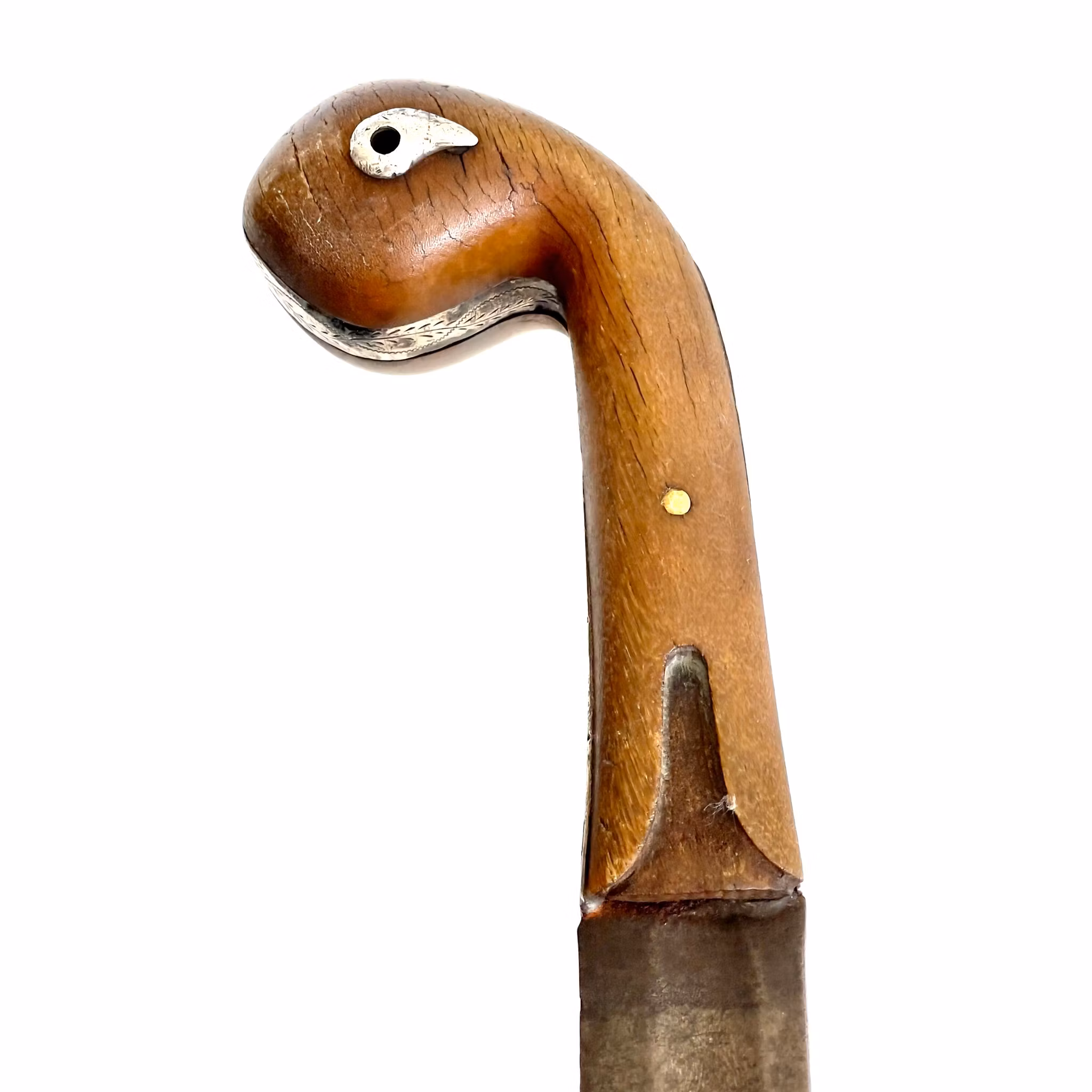 Ottoman Shamshir sword, Damascus steel Jaohar