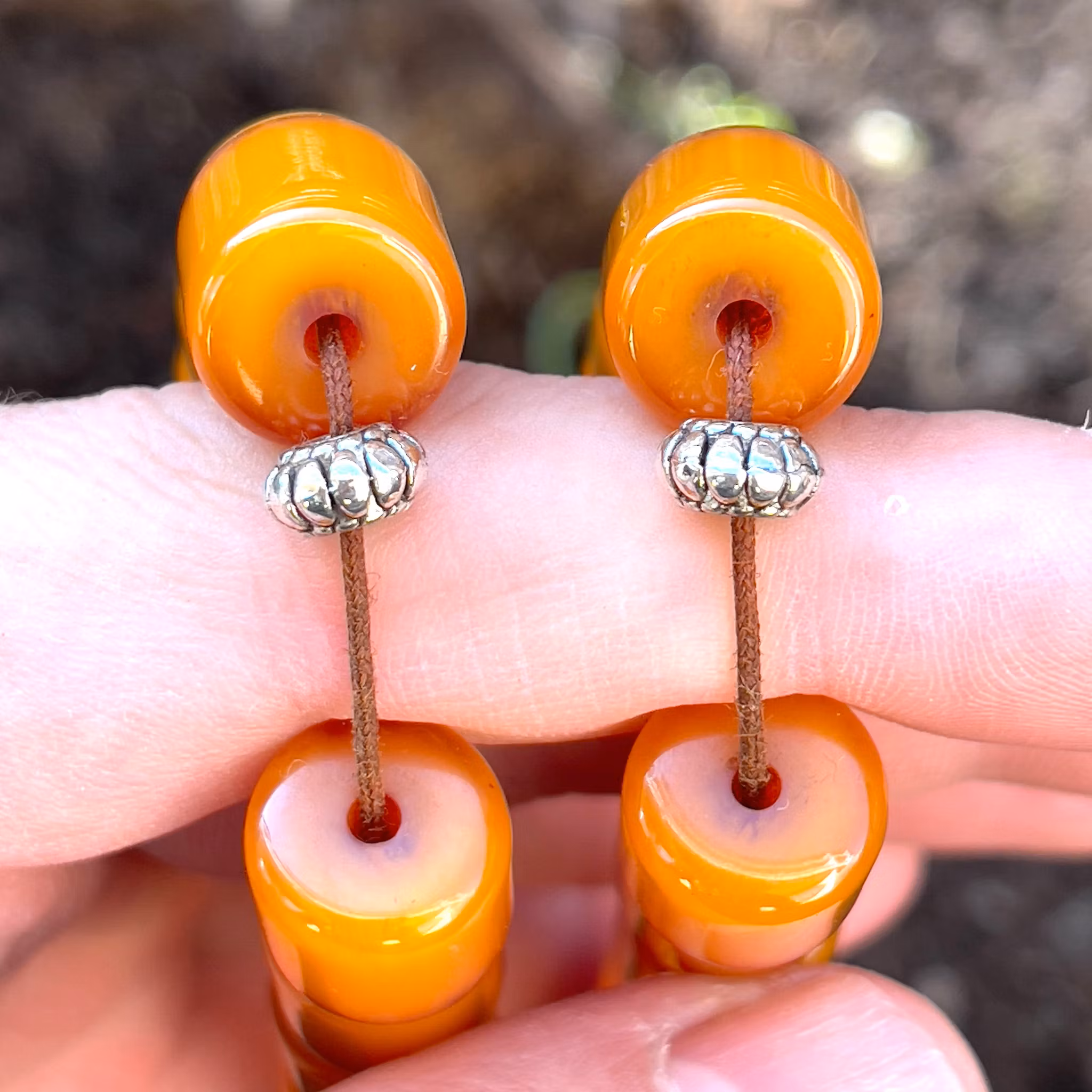 Gammal bakelit radband, 85 g