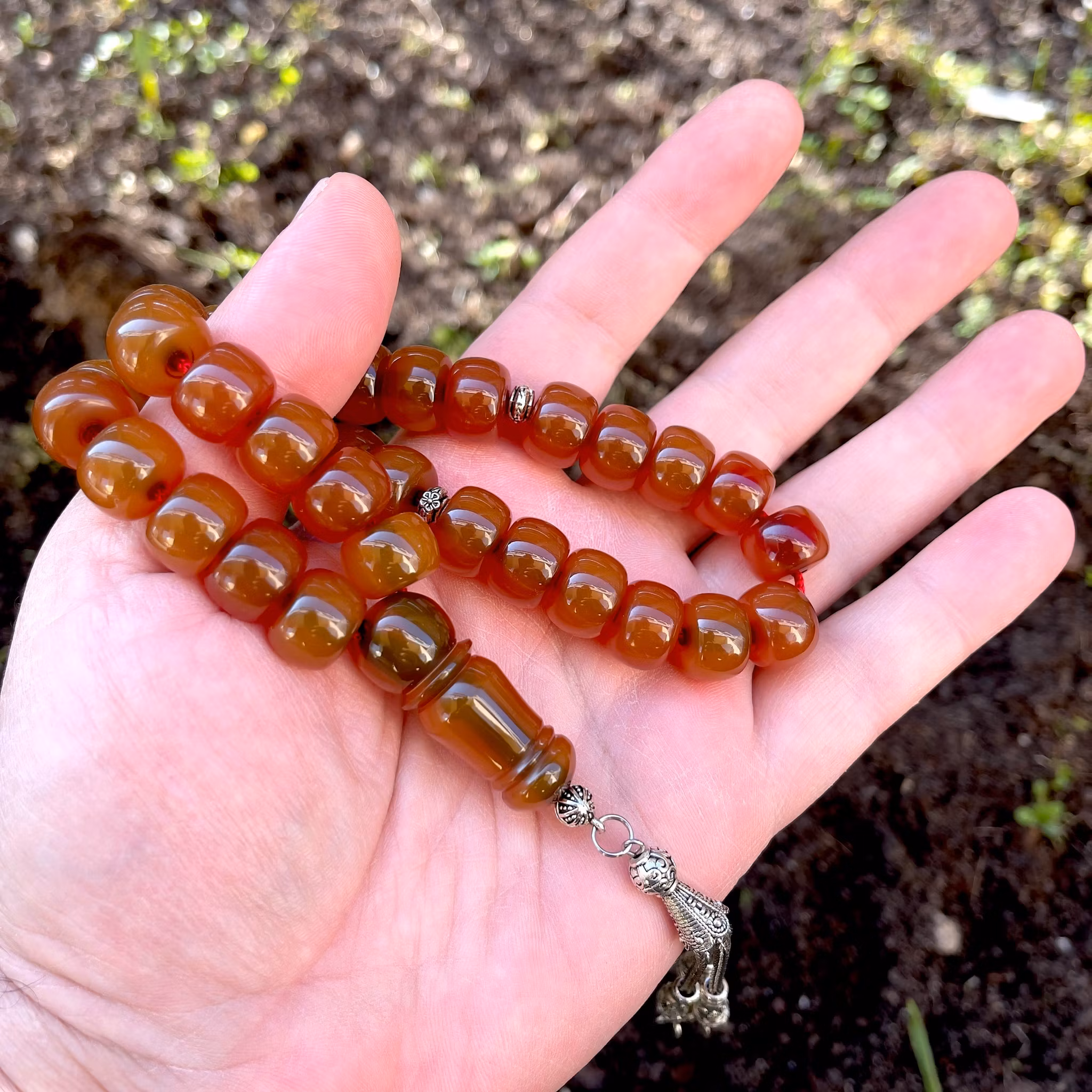 Old bakelite rosary, 65 g