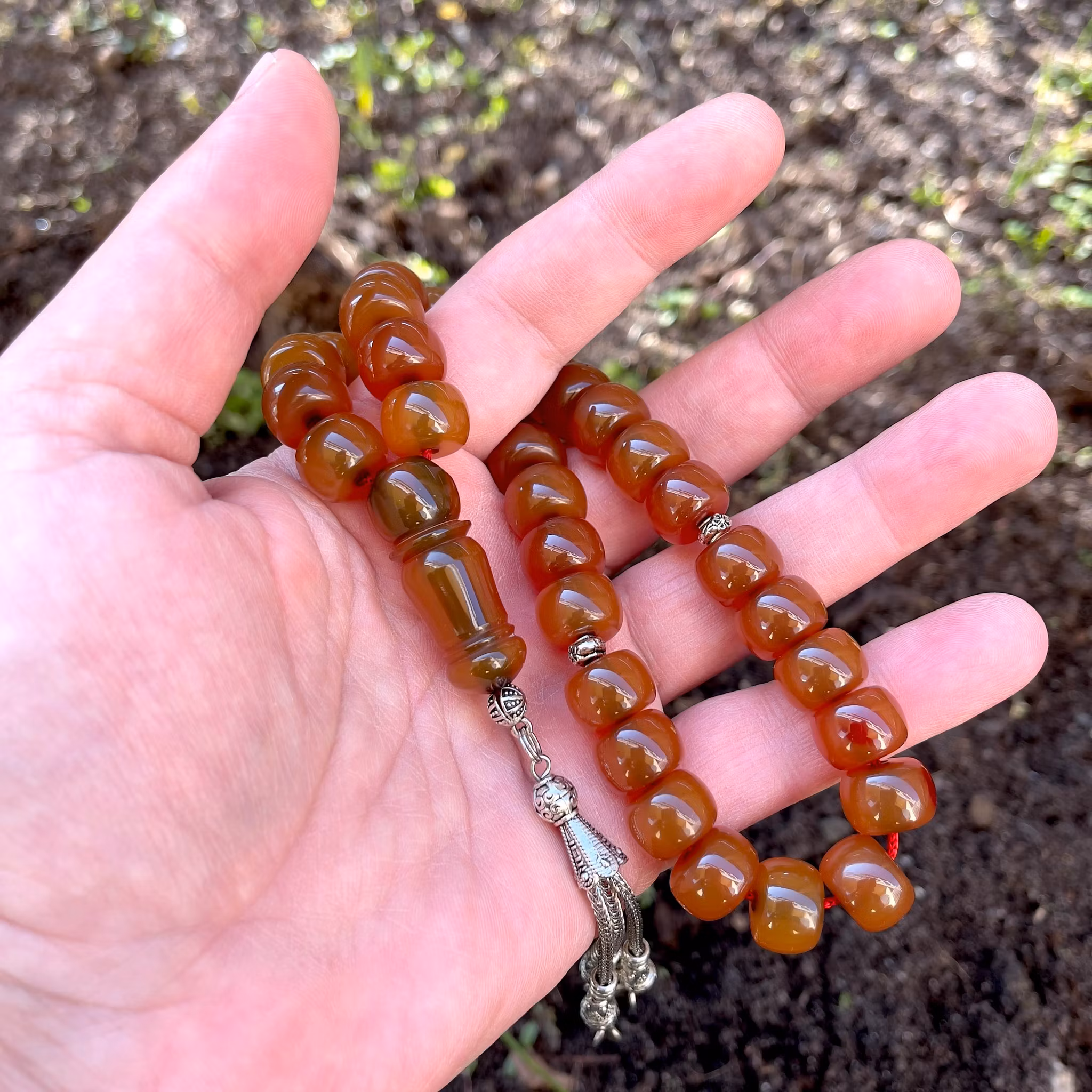 Old bakelite rosary, 65 g