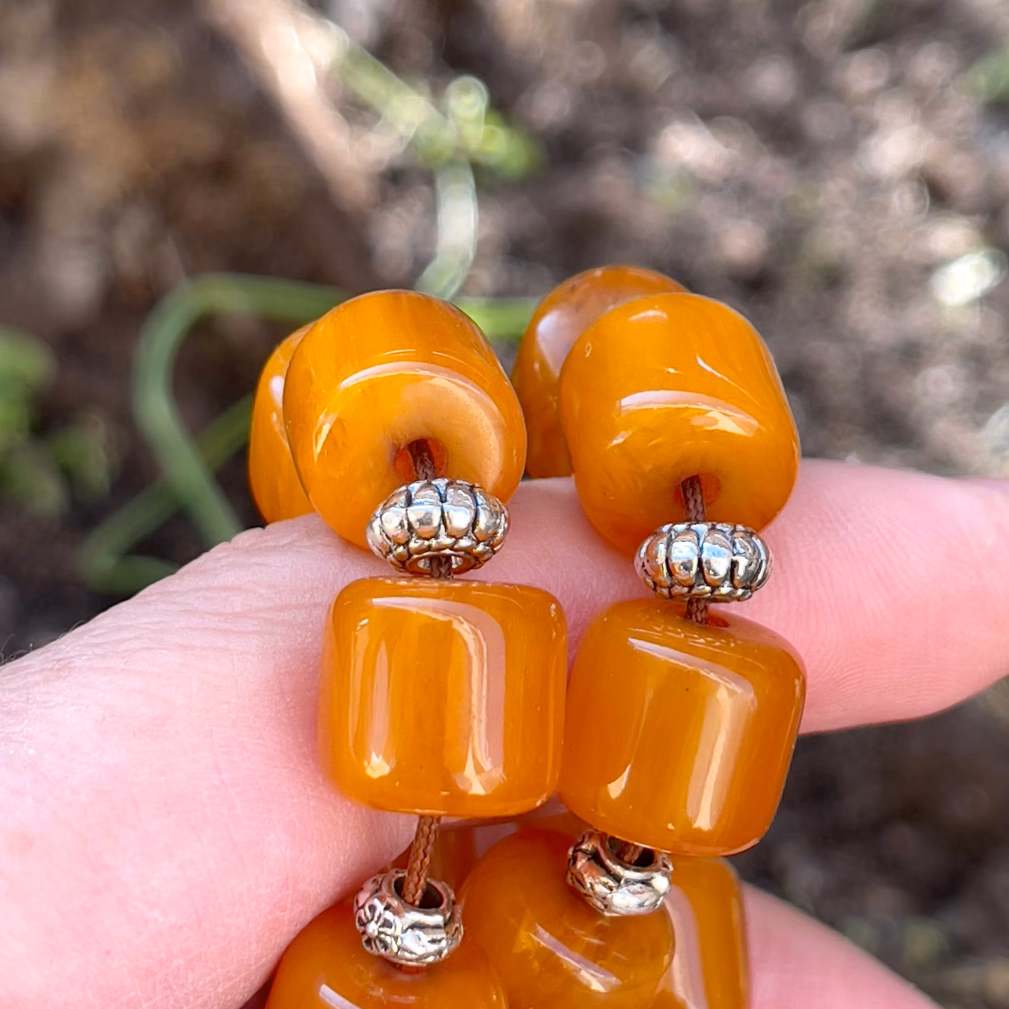 Old misky bakelite rosary, 78 g