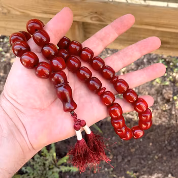 Gammal Faturan Ottomanska sikma radband 128 g