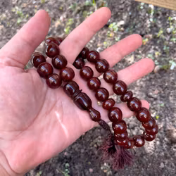 Old bakelite rosary, 113 g