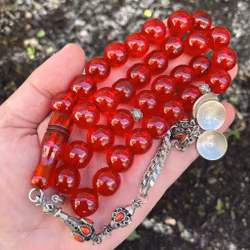 Alter Rosenkranz aus Sandelholz 122 g