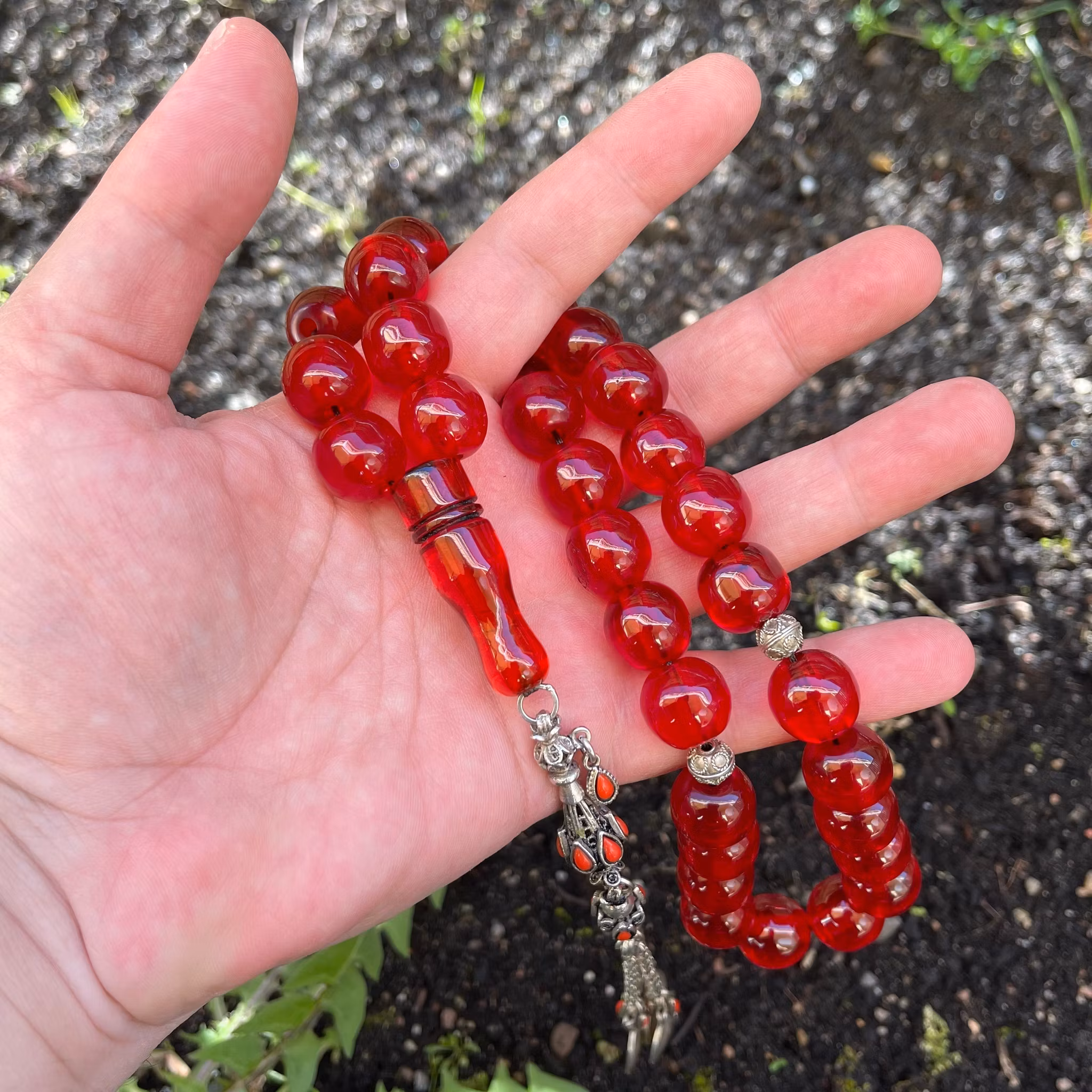 Gammal sandalos radband 122 g