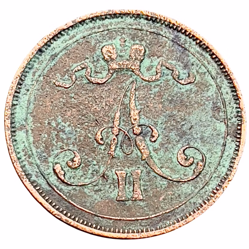 Finland 10 penniä 1876