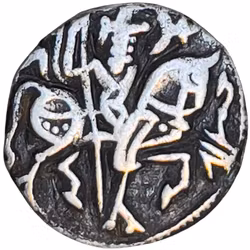 India Kabul Shahis (Shahiyas) Samanta Deva 850-1000 AR Jital