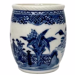 Qing dynastin (1644-1912) liten porslin skål