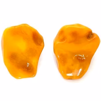Naturliga bärnstens örhängen