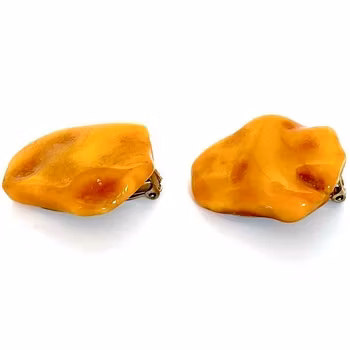 Naturliga bärnstens örhängen