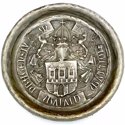 Hand gjutning konst, troligen av keramik