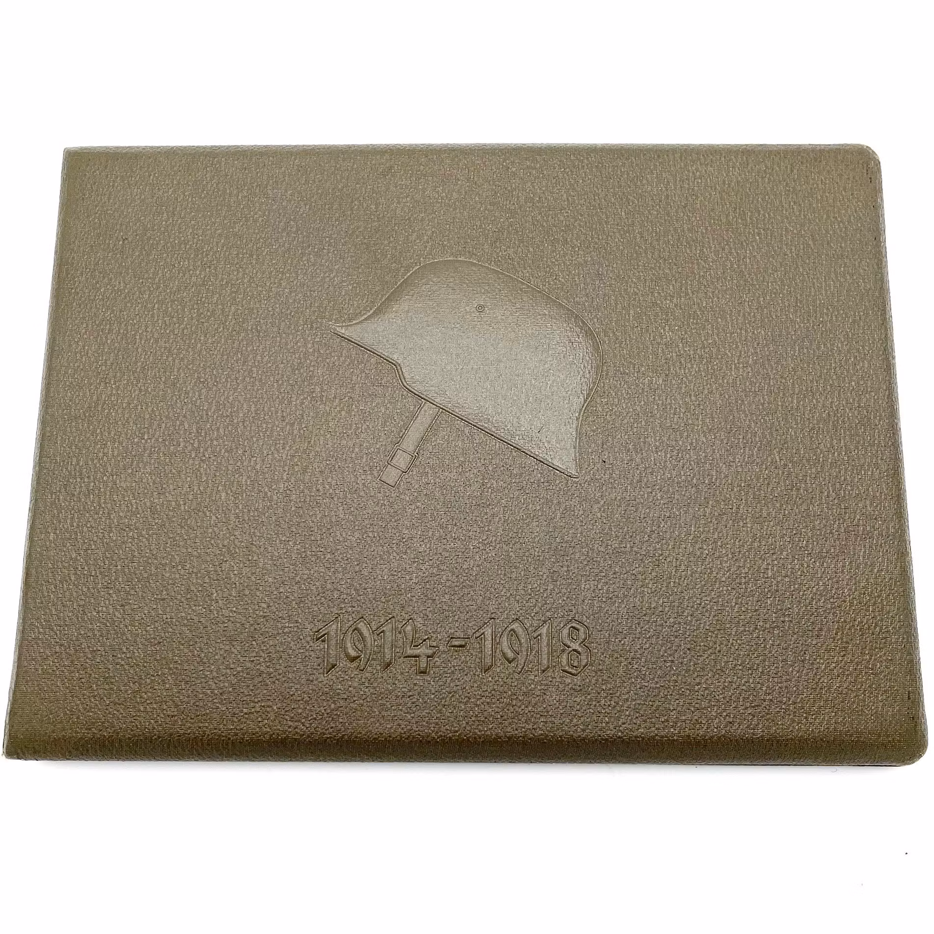 Öppningsbar mapp heder till främre kämpe hederskors 1914-1918