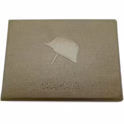 Openable folder honor to front fighter honorary cross 1914-1918