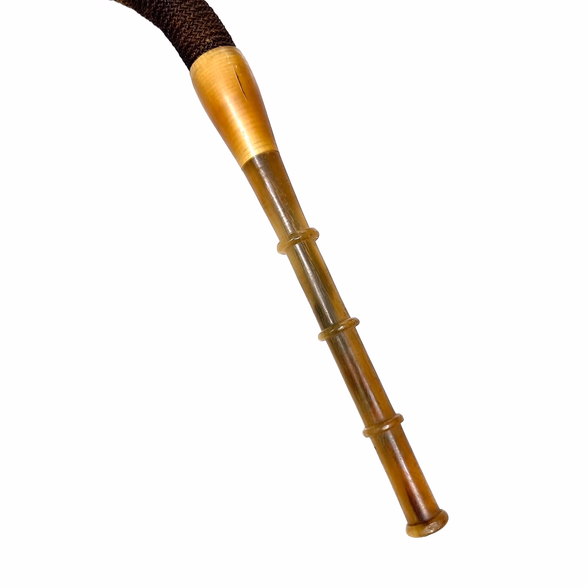 Antique long barrel 98 cm of white Rhinoceros horn