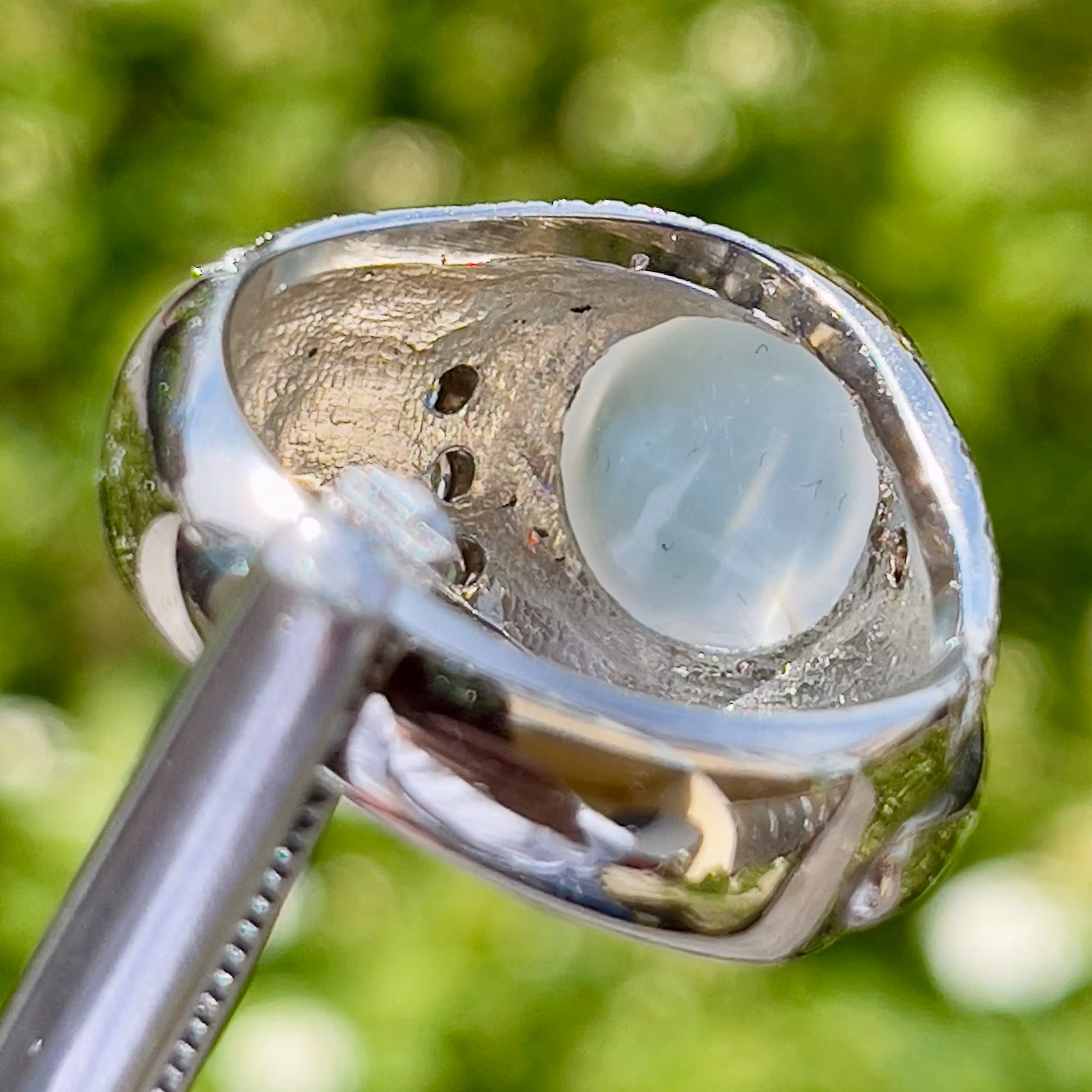 7,00 Carat, Moonstone, hopeasormus sertifikaatilla