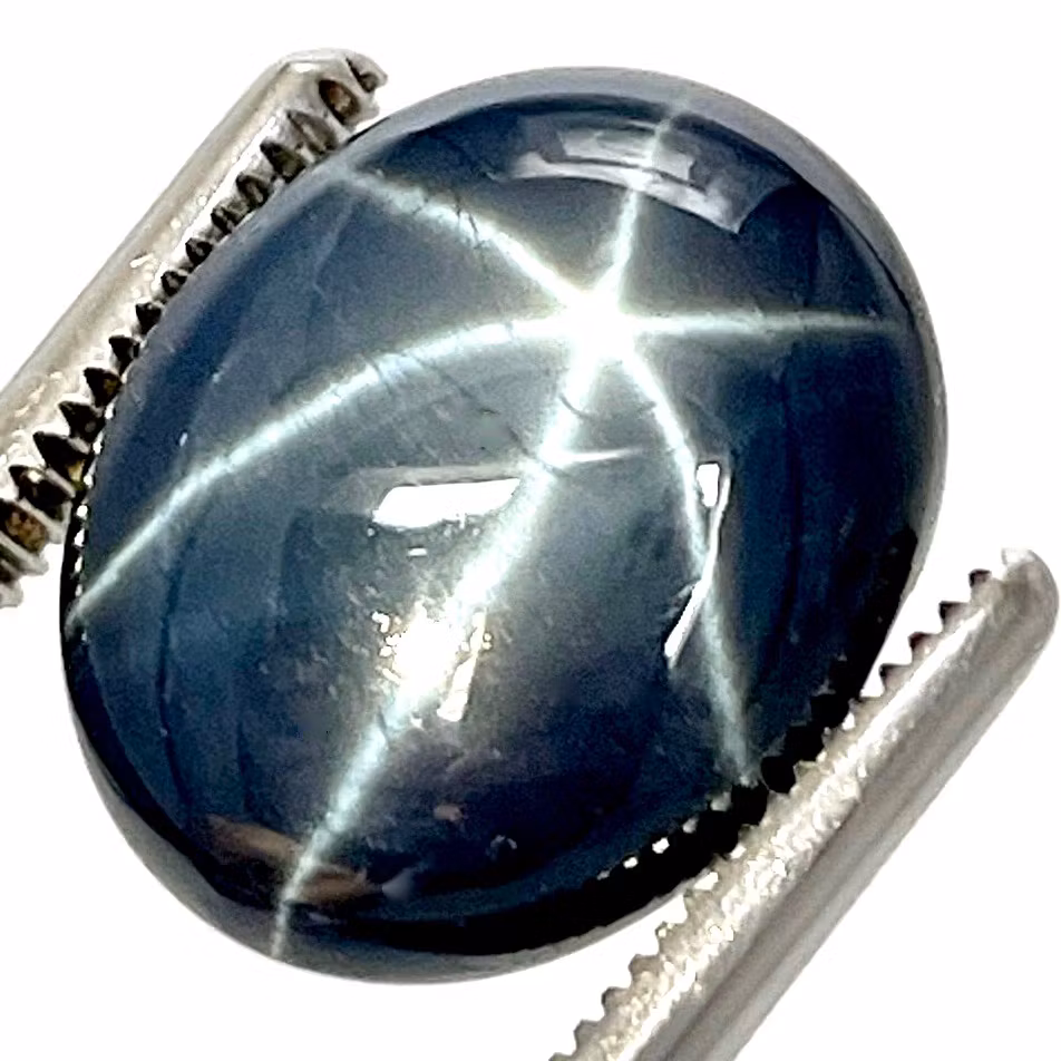 31,10 Karat naturlig blå star Safir