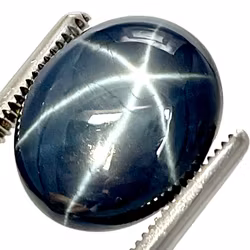 31,10 Karat naturlig blå star Safir