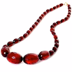 Sällsynt Genomskinlig gammal Faturan halsband