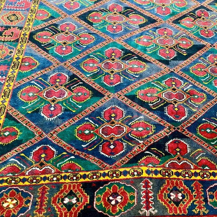 Handknuten Afghansk matta, 1800-talet