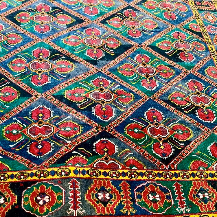 Handknuten Afghansk matta, 1800-talet