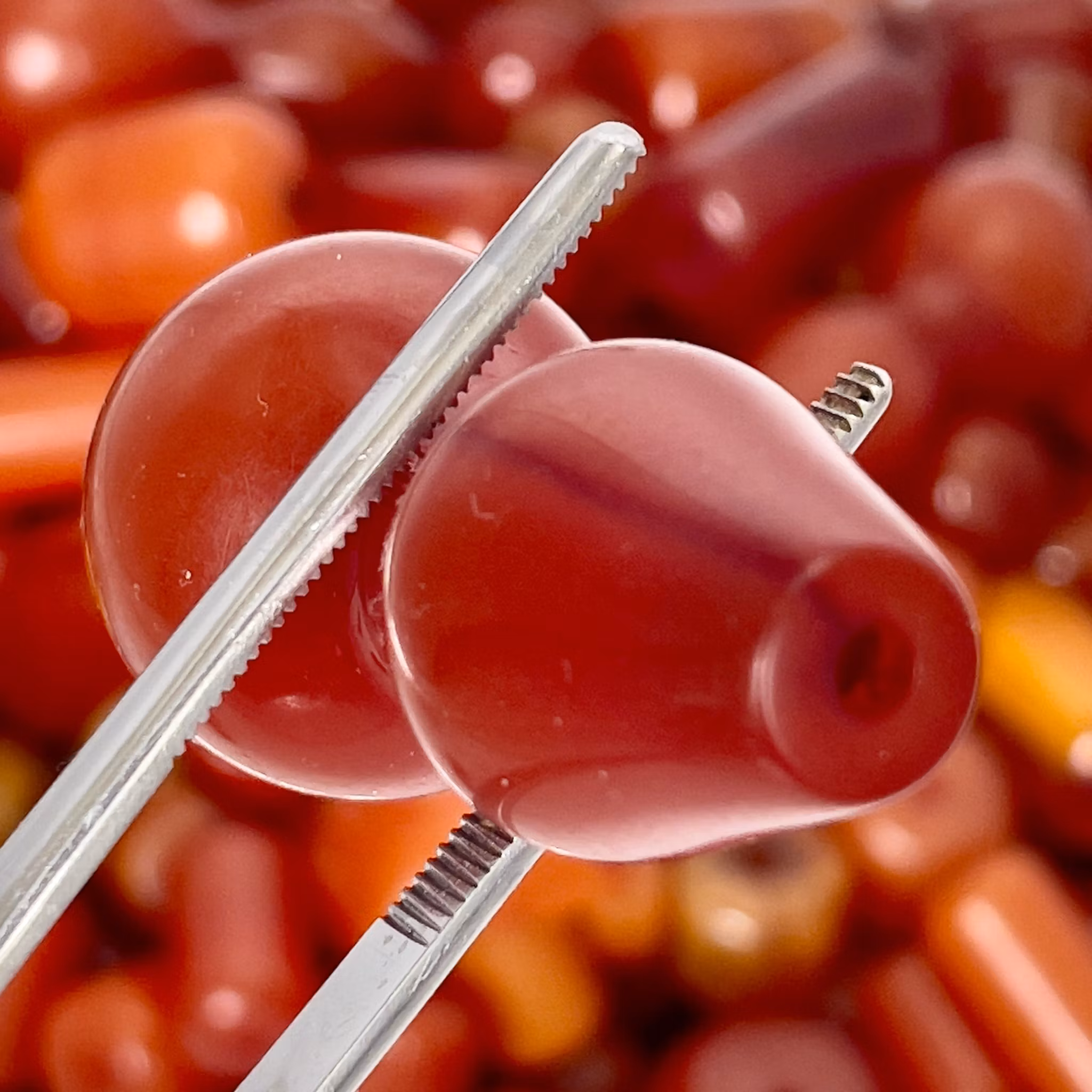 Gammal bakelit blandade pärlor 2080 g