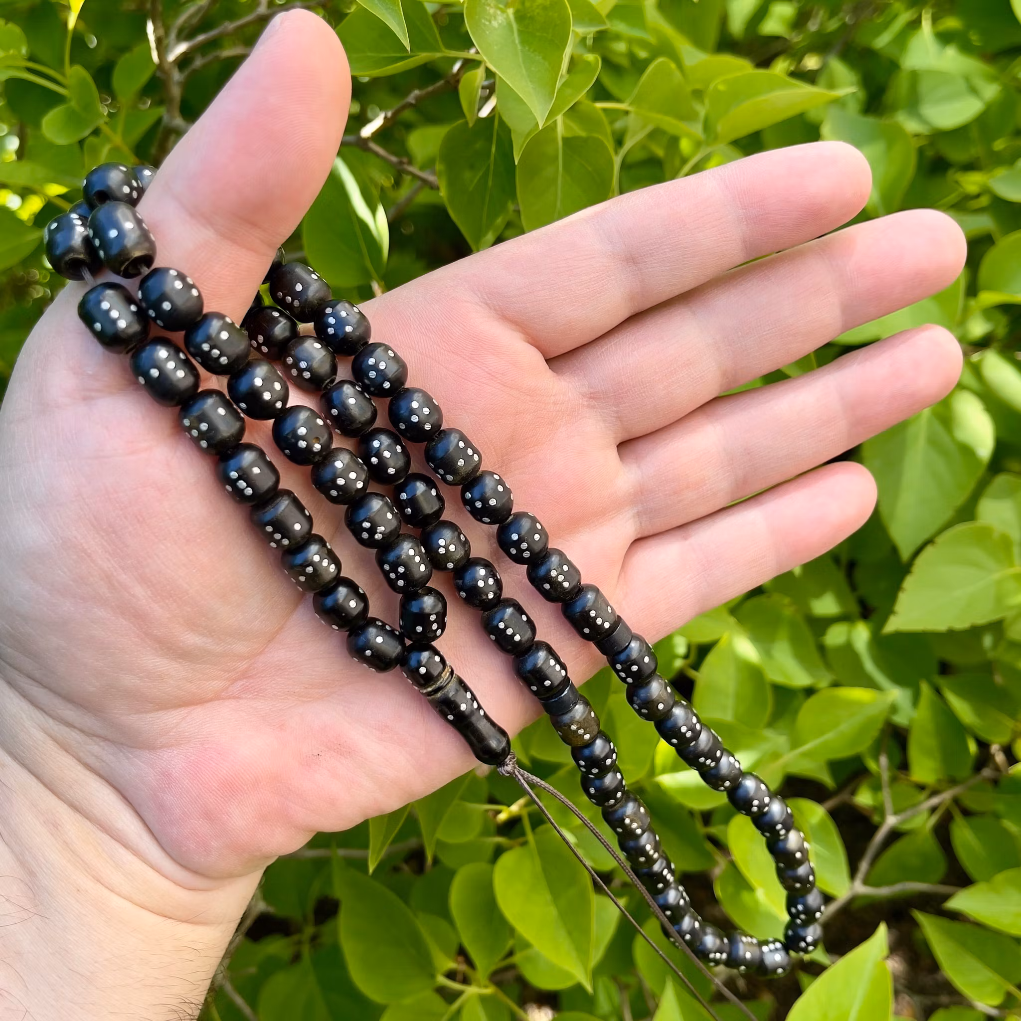 Gammel rosenkrans, 66 perler 38 g