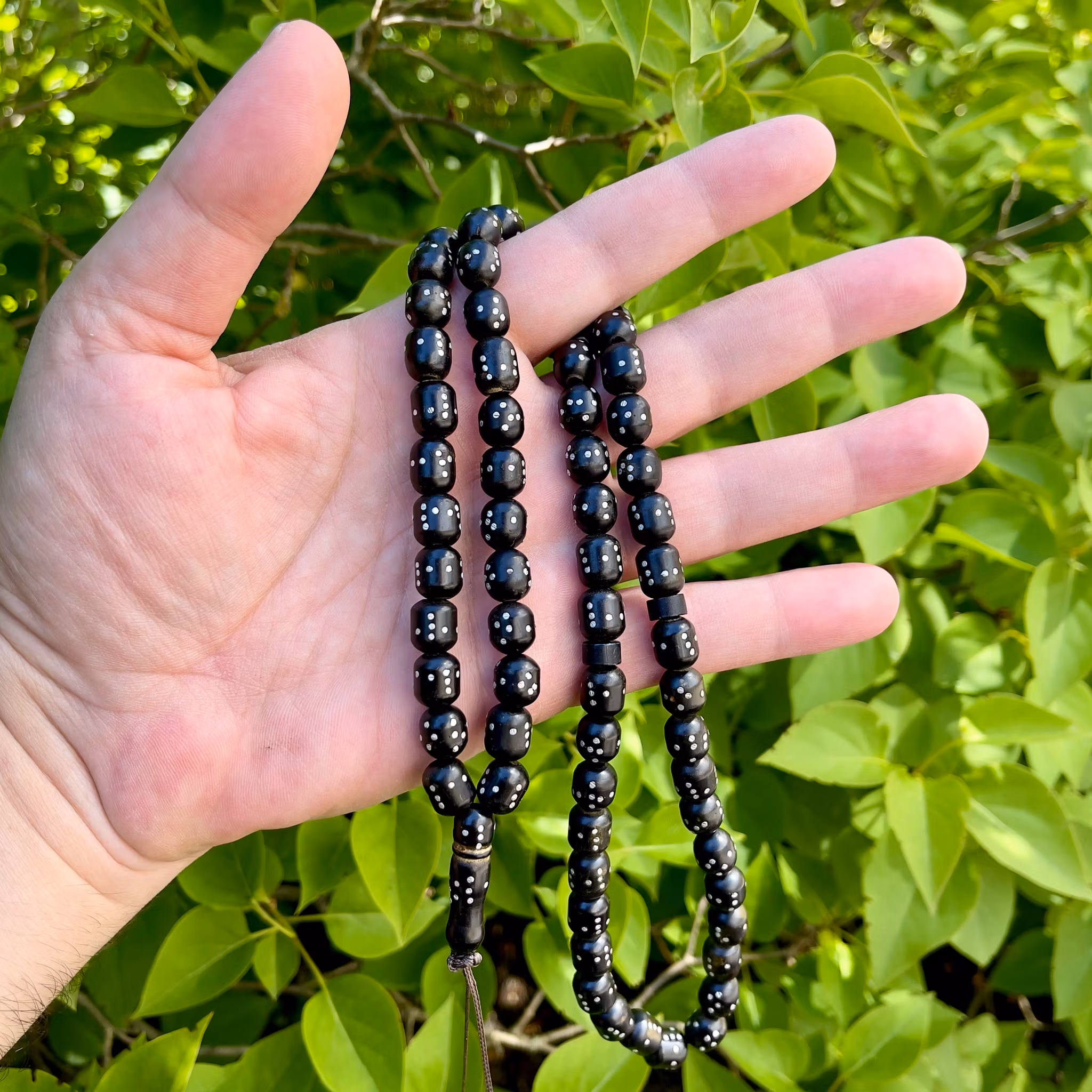 Gammel rosenkrans, 66 perler 38 g