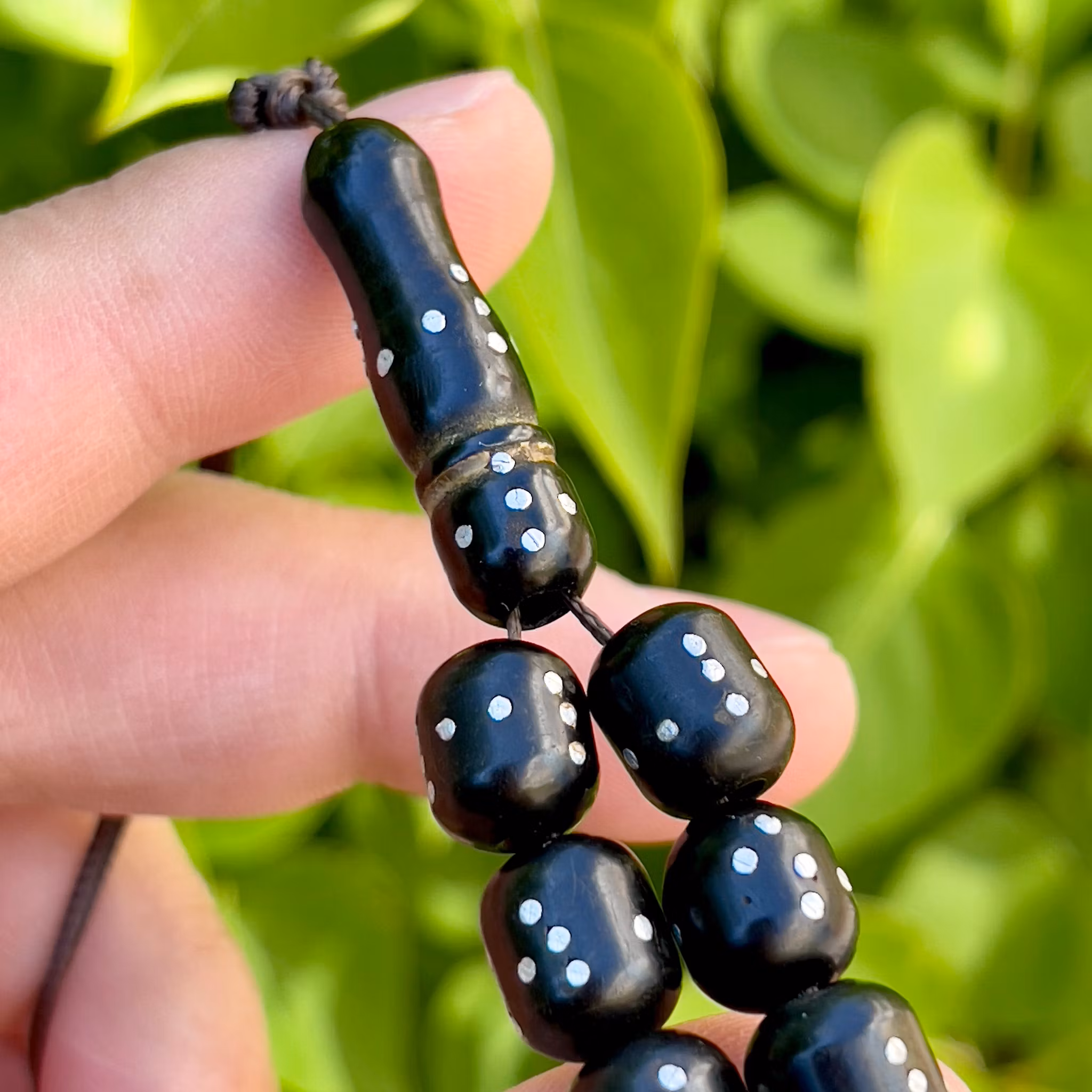 Gammel rosenkrans, 66 perler 38 g