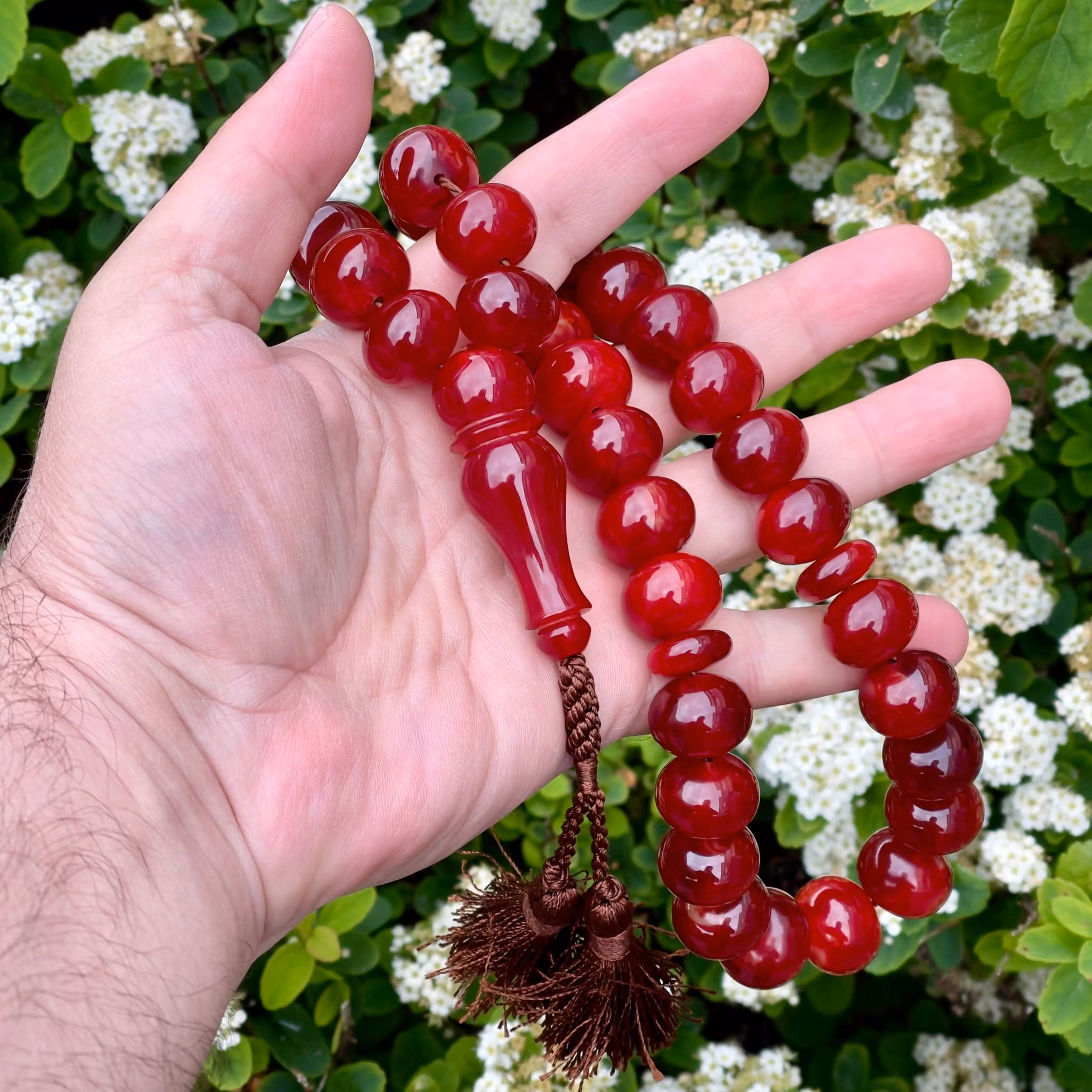 Körsbärs bakelit radband, 137 g