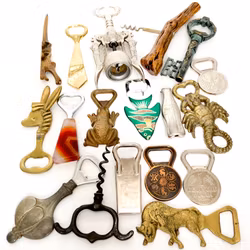 Parti Flasköppnare med Korkskruvar