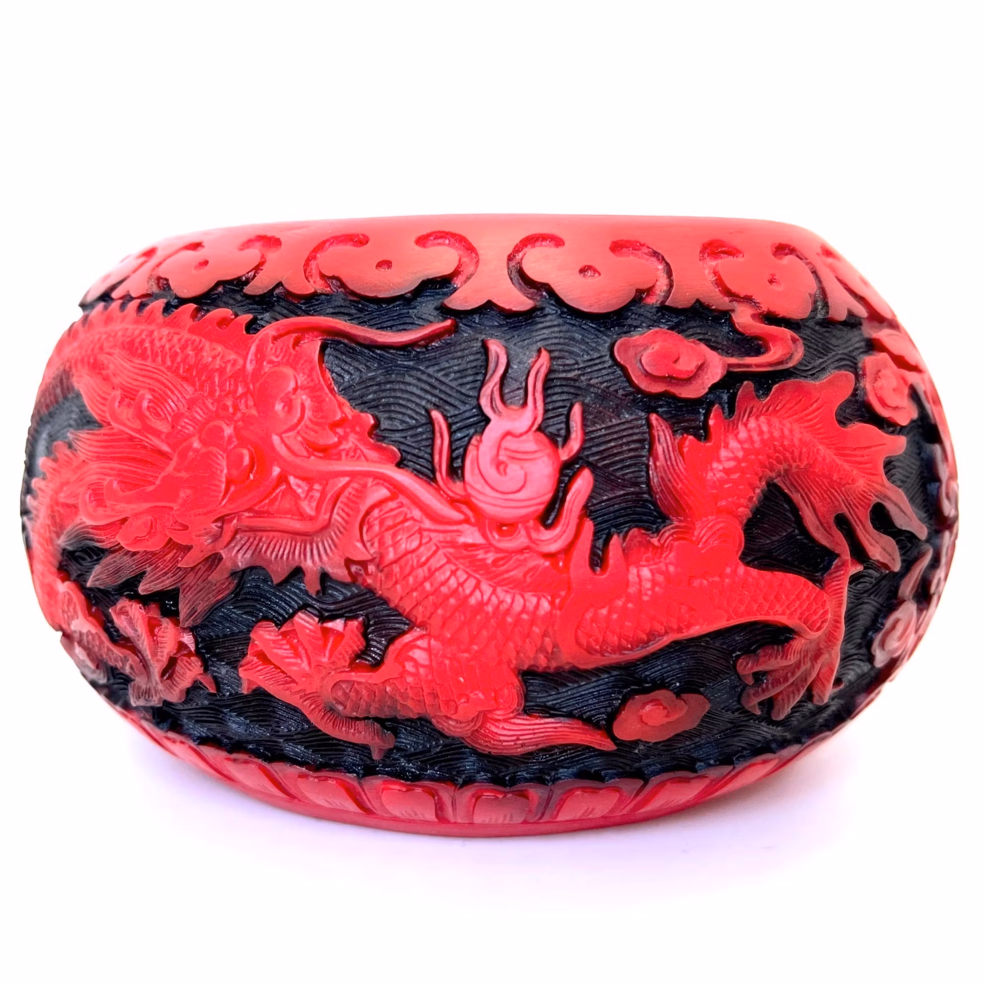 Hand carved lacquer work bowl