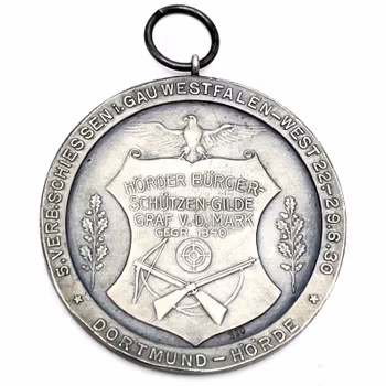 999 Silvermedalj Dortmund, Tyskland 1929-1930