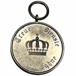 Medalj Treue Dienste bei der Fahne, ca 1914