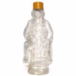 Antik liten tomte glasflaska