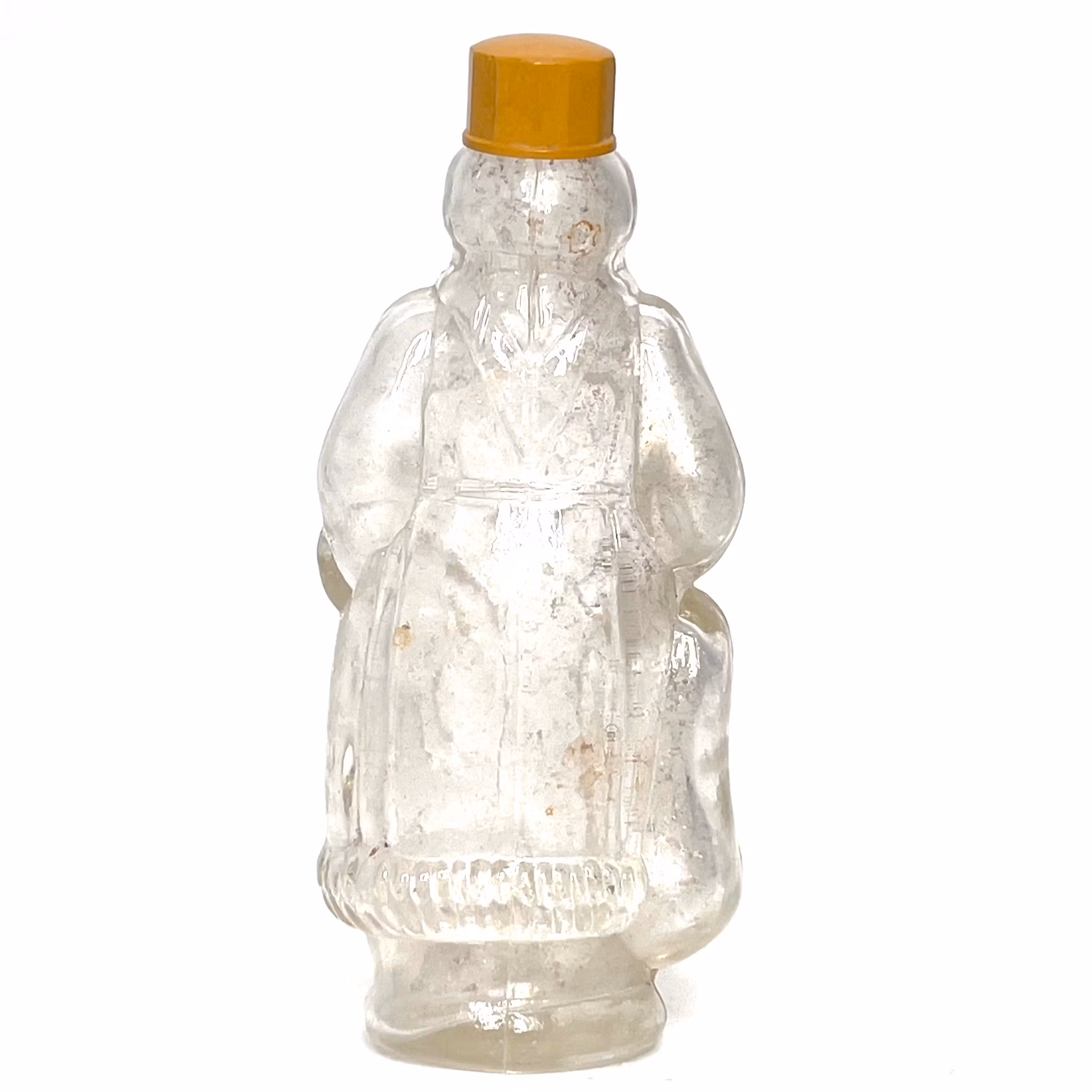 Antique Little Santa Glass Bottle