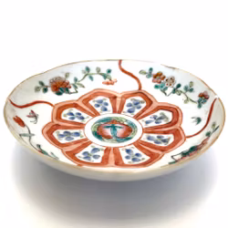 Qing dynastin märke och period (1644 -1912) kinesisk porslin skål