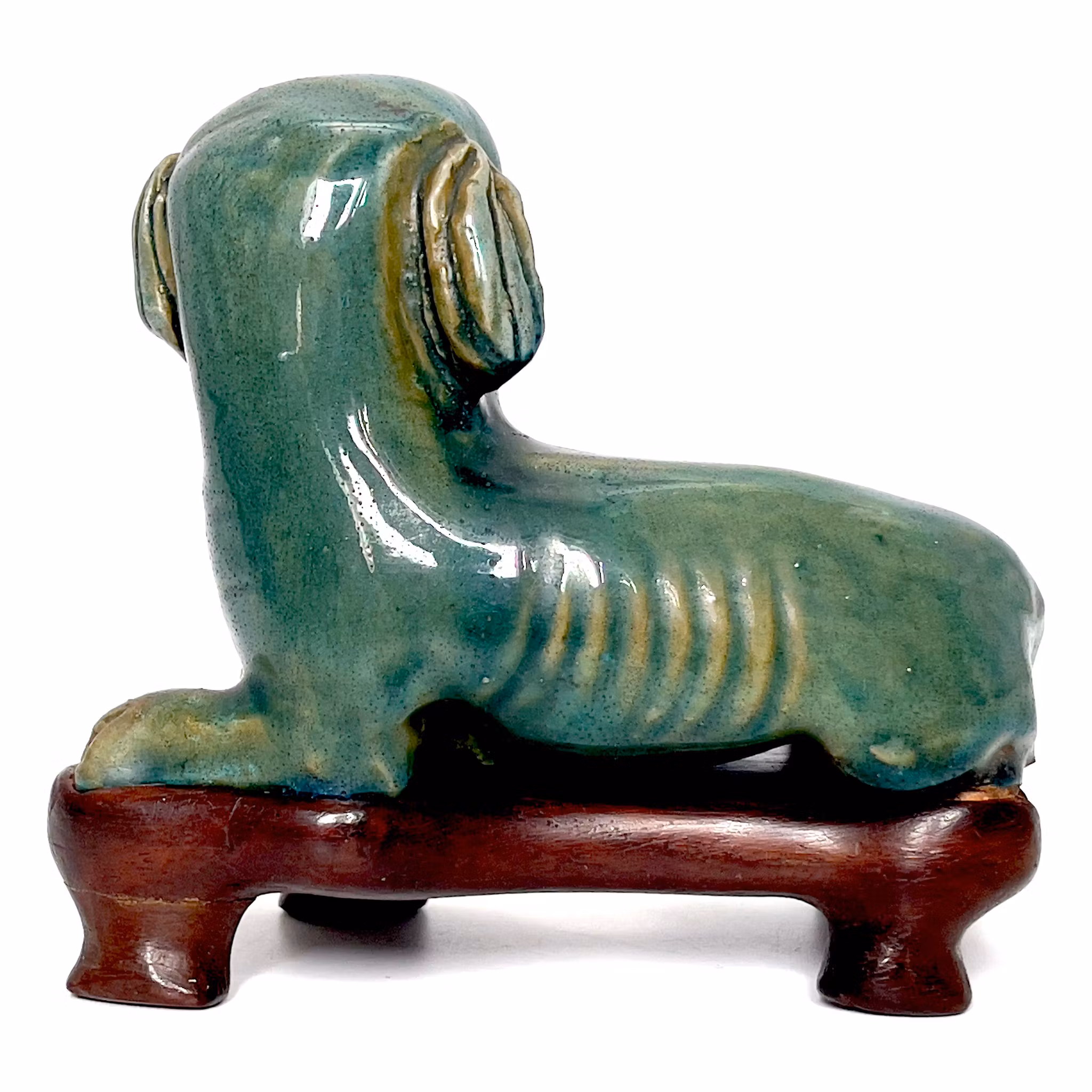 Kangxi period (1662-1722) Kinesisk keramik hund