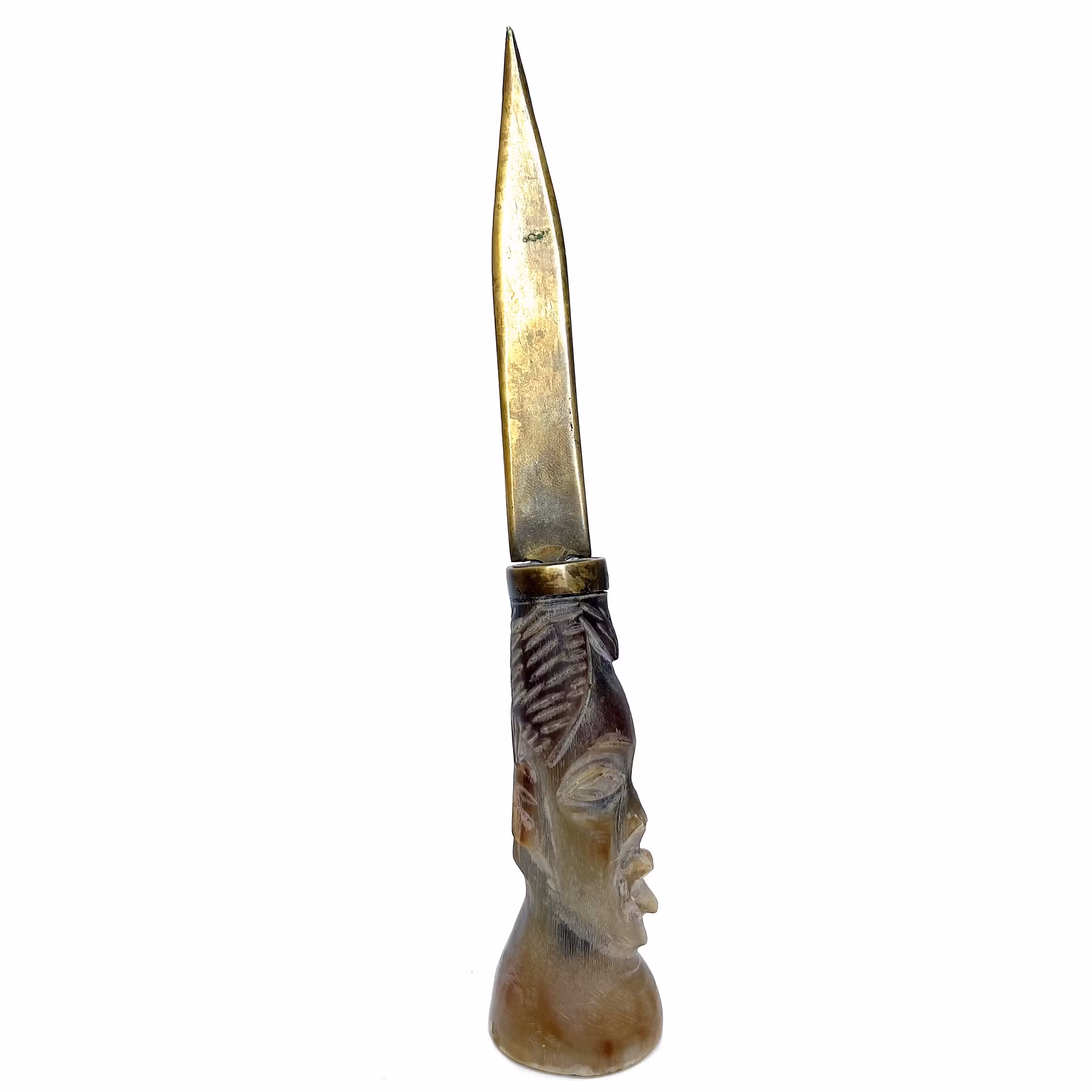 Antique African sculpture letter knife letter opener