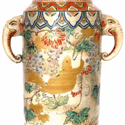 Japoński wazon Satsuma, Meiji (1864-1911)