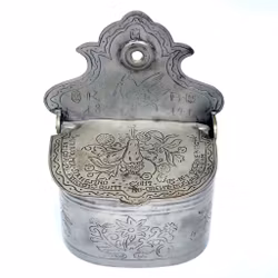 Tennlåda, Ulm Sparven, stämplad JLH