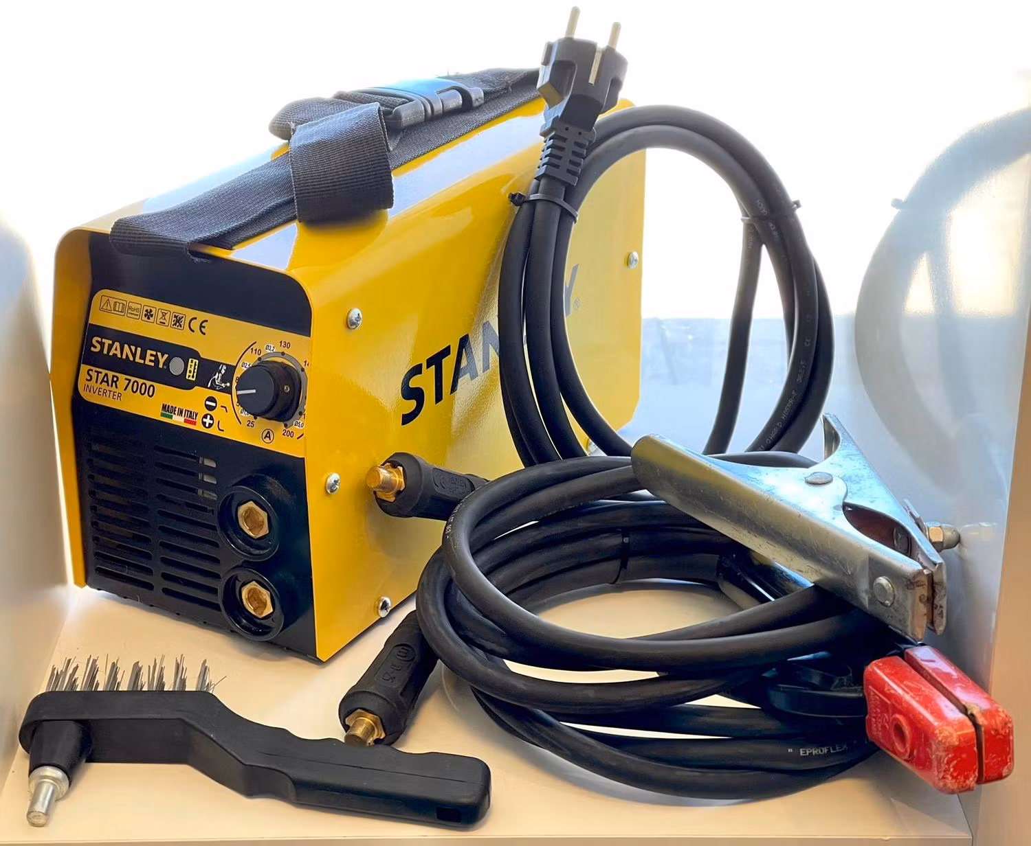 Inverterlassen Stanley star 7000 omvormer