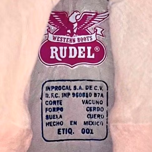 Rudel Linea embroidered boots size US 6