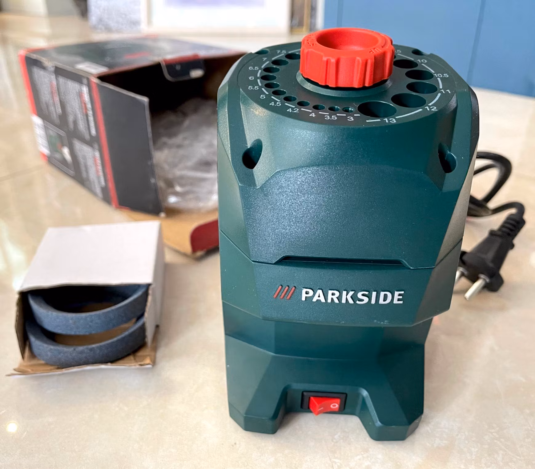 Parkside PBSG 95 C4 Drill Bit Sharpener, Bit sharper